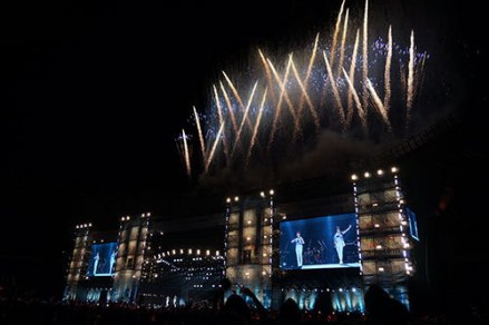 140831 Tohoshinki Bigeast Staff Report; a-nation stadium fes. tokyo powered by in ゼリー 000